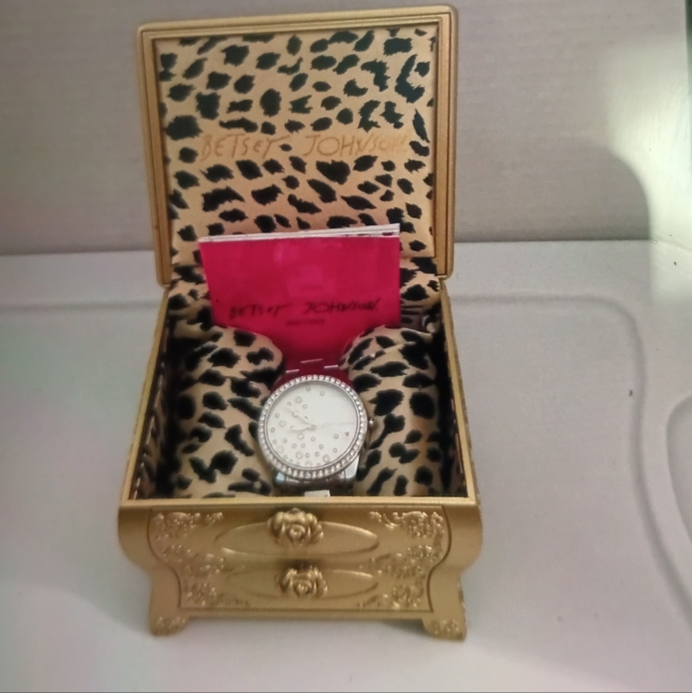 Betsey Johnson  Watch With Box